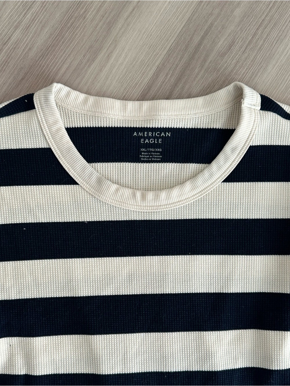 American Eagle striped rib tee - Picture 2 of 3